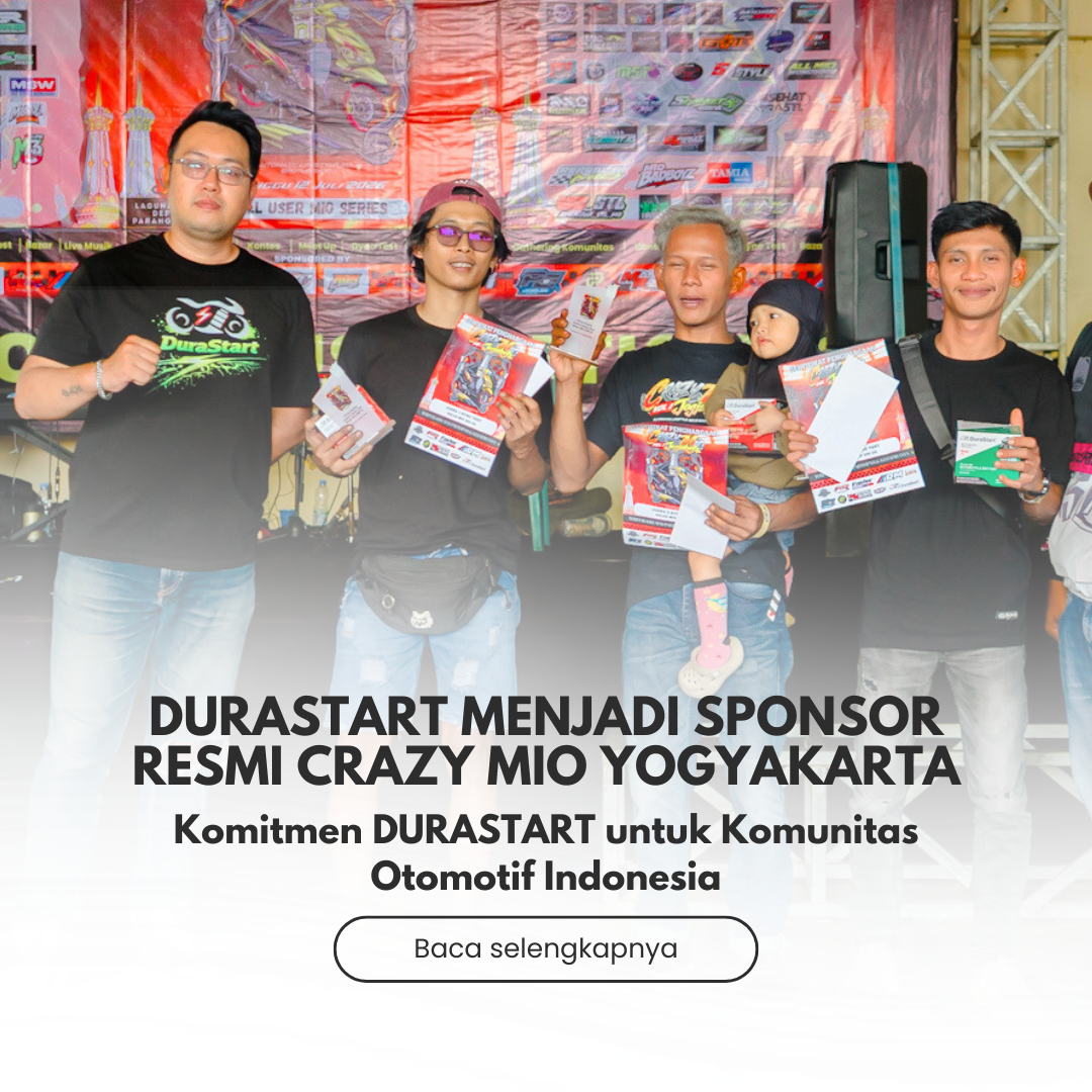 DURASTART Hadir sebagai Sponsor Resmi CRAZY MIO YOGYAKARTA, Dukung Komunitas Motor dan Uji Performa Lewat Dyno Test