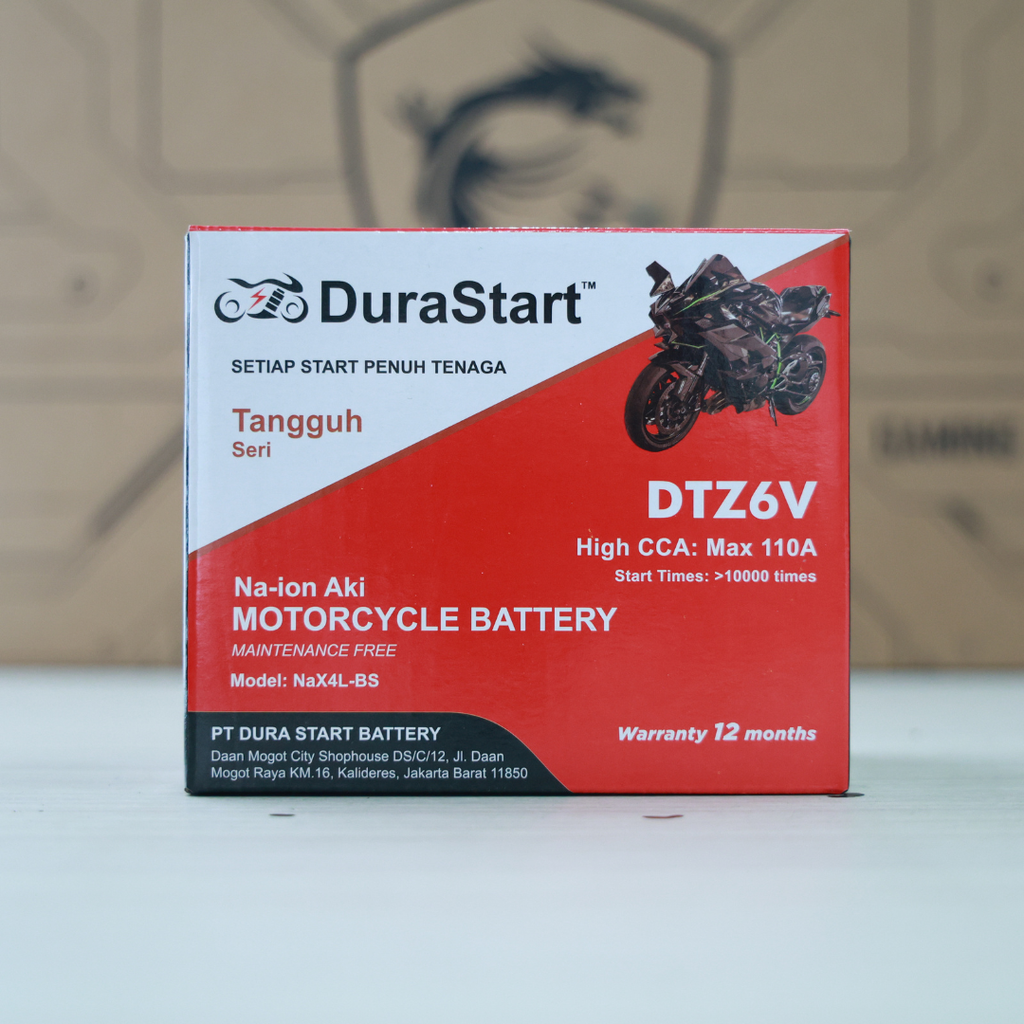 DURASTART DTZ6V            (NaX4L-BS)