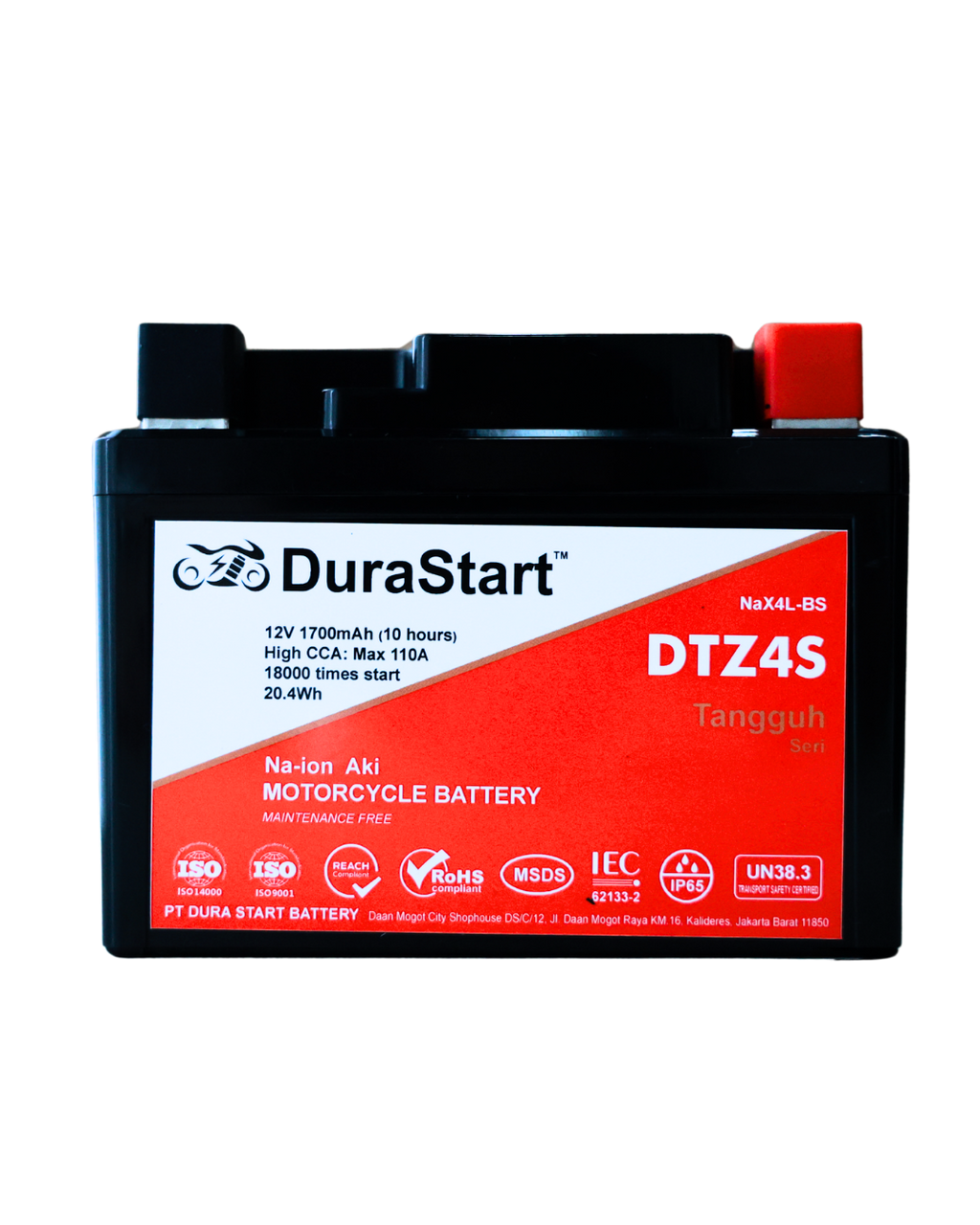 DURASTART DTZ4S (NaX4L-BS)