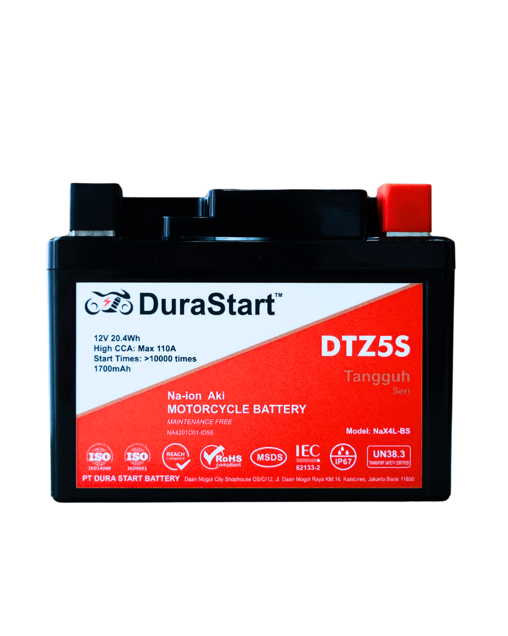 DURASTART DTZ5S            (NaX4L-BS)