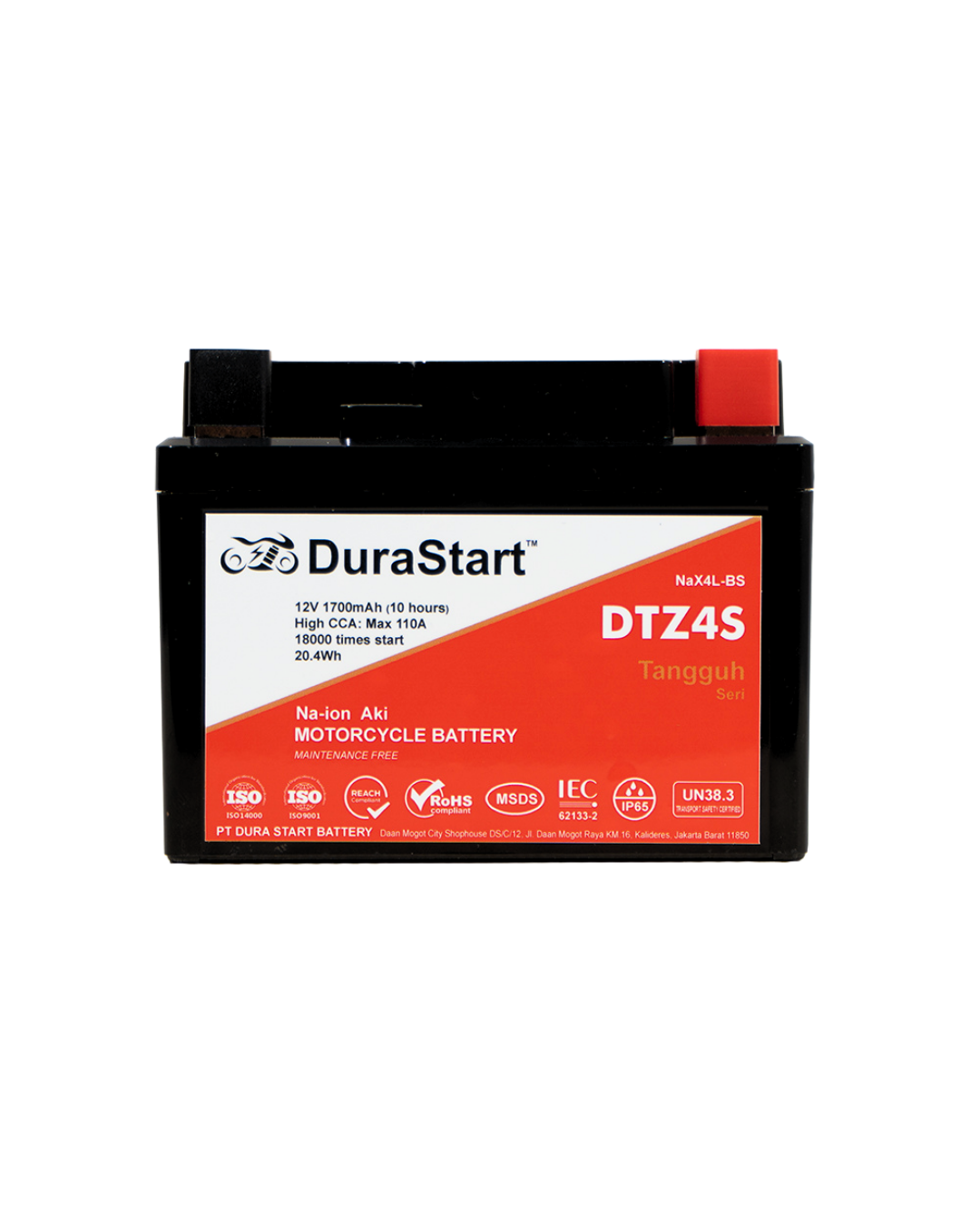DURASTART DTZ4S            (NaX4L-BS)