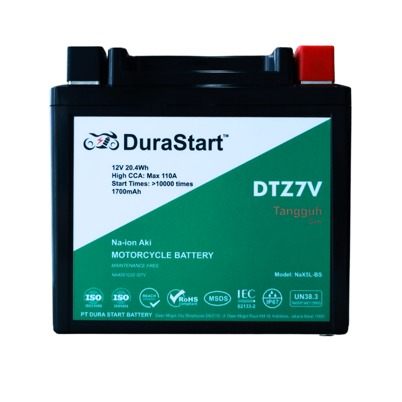DURASTART DTZ7V            (NaX5L-BS)