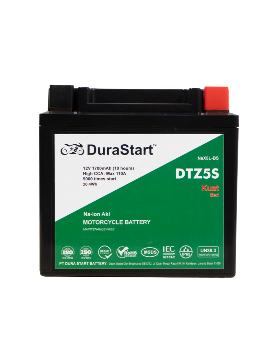 DURASTART DTZ5S            (NaX5L-BS)